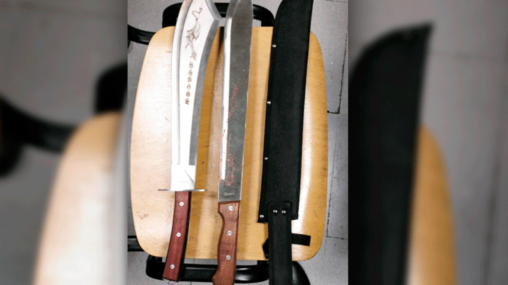 Algunas de las armas de los machetazos en las Ramblas de Barcelona / CG