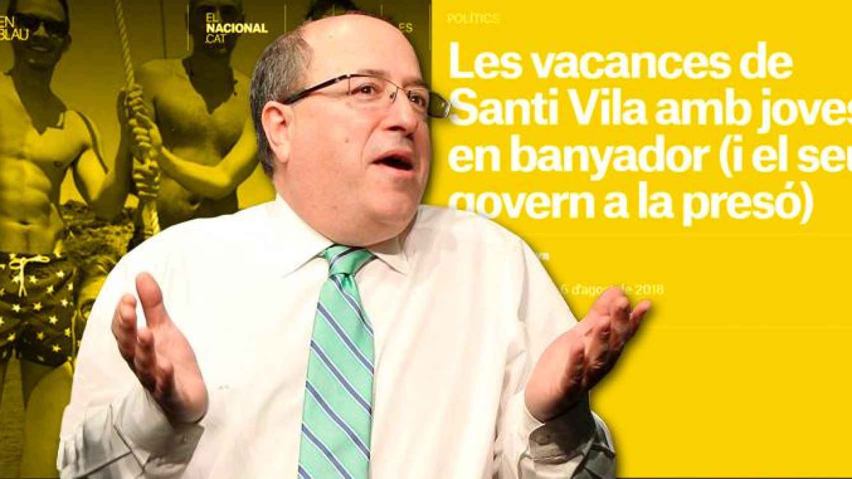 José Antich, director de 'El Nacional', y la versión suavizada del artículo que denigraba a Santi Vila por su condición sexual / FOTOMONTAJE CG