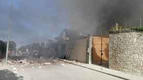 Una explosión derruye una casa en Collbató