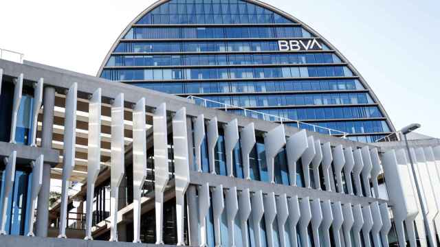 Sede corporativa del BBVA, en el barrio madrileño de Las Tablas / EP