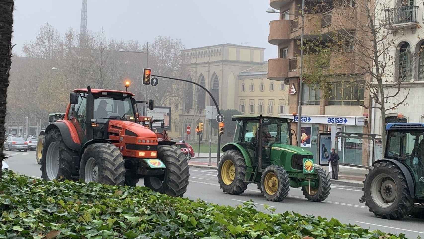 Imagen de una tractorada de Unió de Pagesos en Cataluña / EP