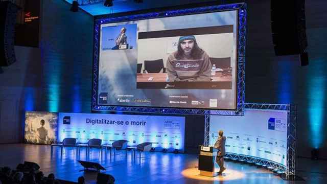 Chema Alonso, de Telefónica, en una videoconferencia / EP