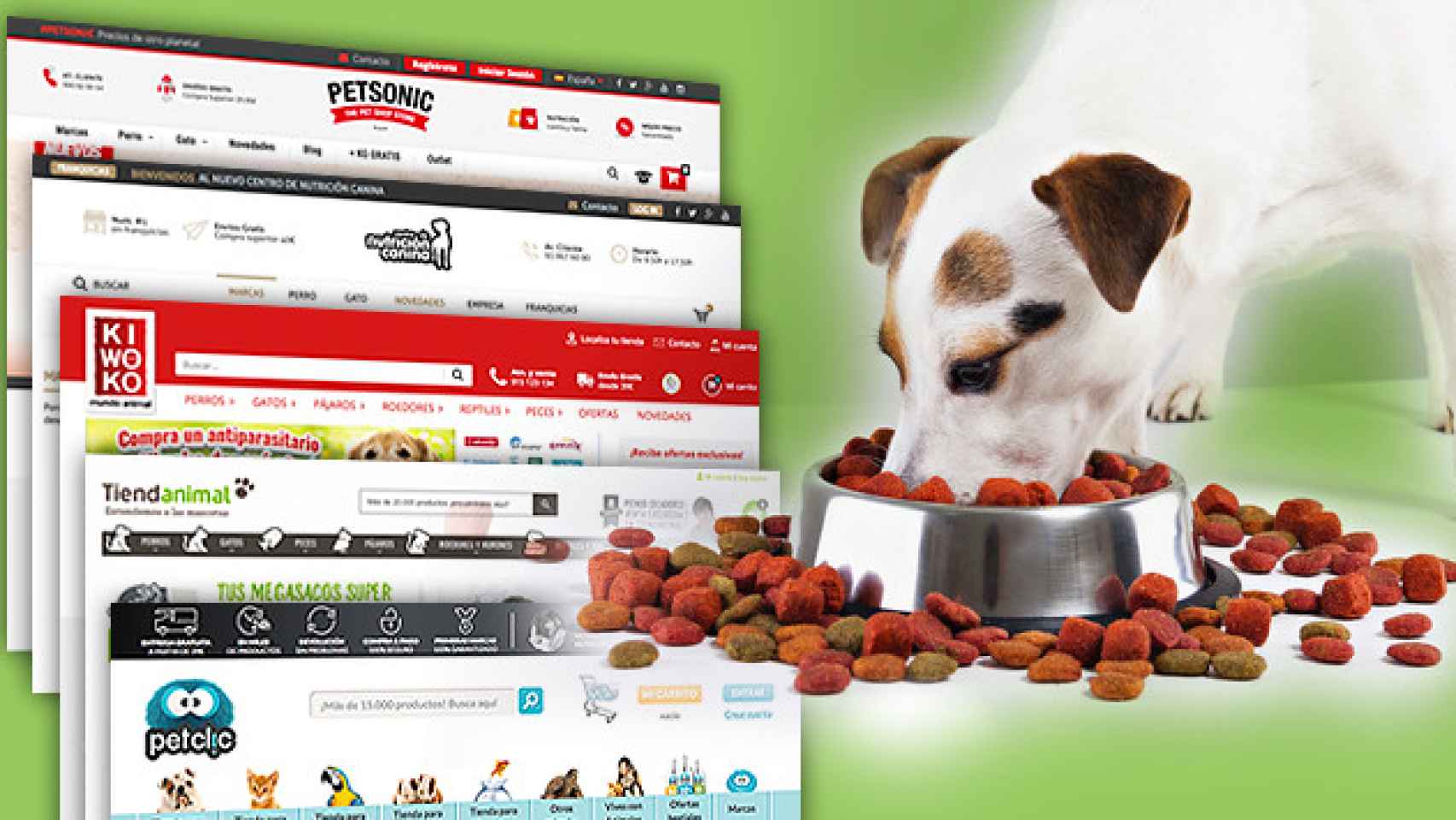 Estalla la guerra en el mercado 'online' de comida para mascotas
