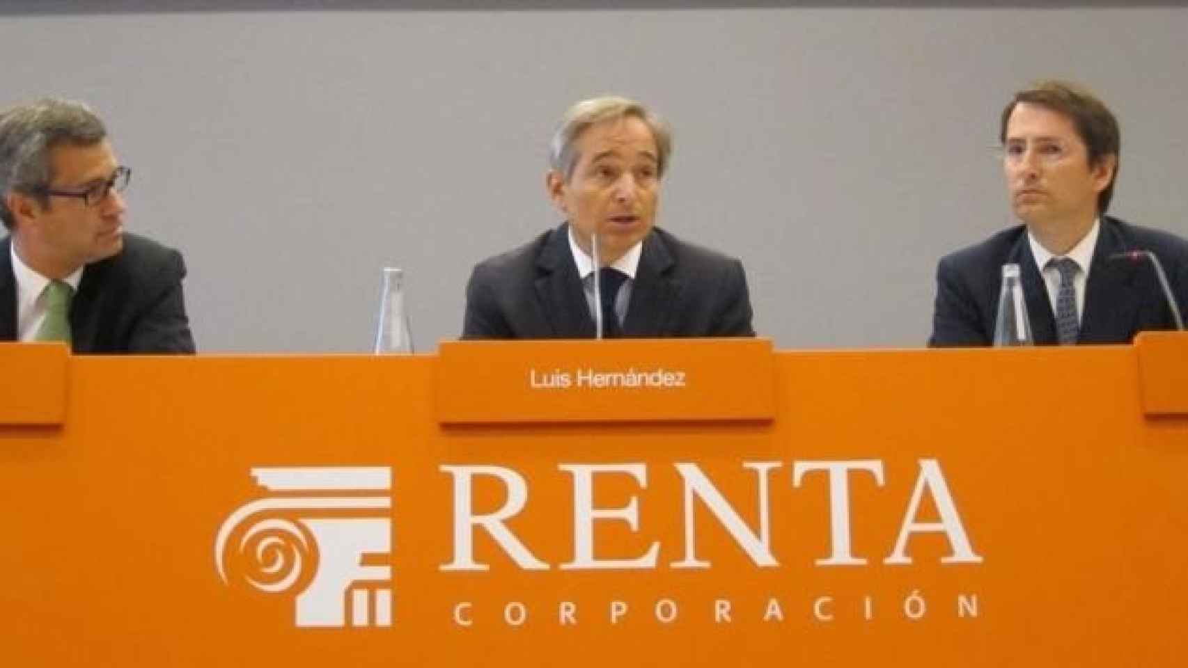 El presidente de Renta Corporación, Luis Hernández.