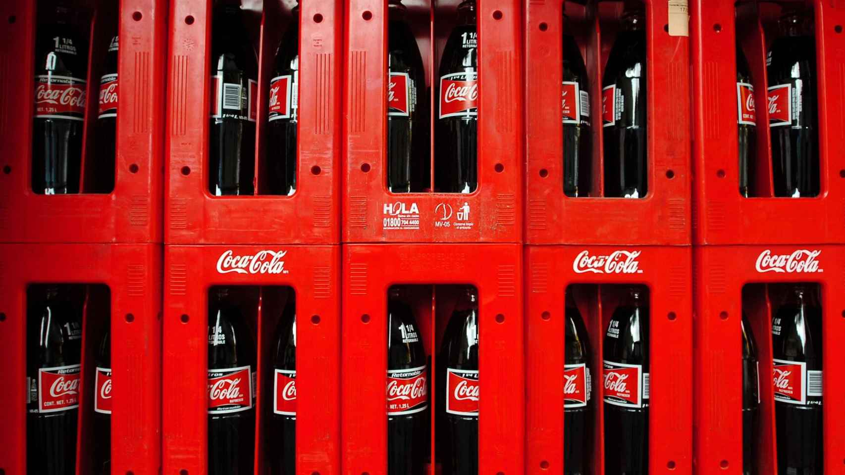 Stock de botellas de Coca Cola / EFE