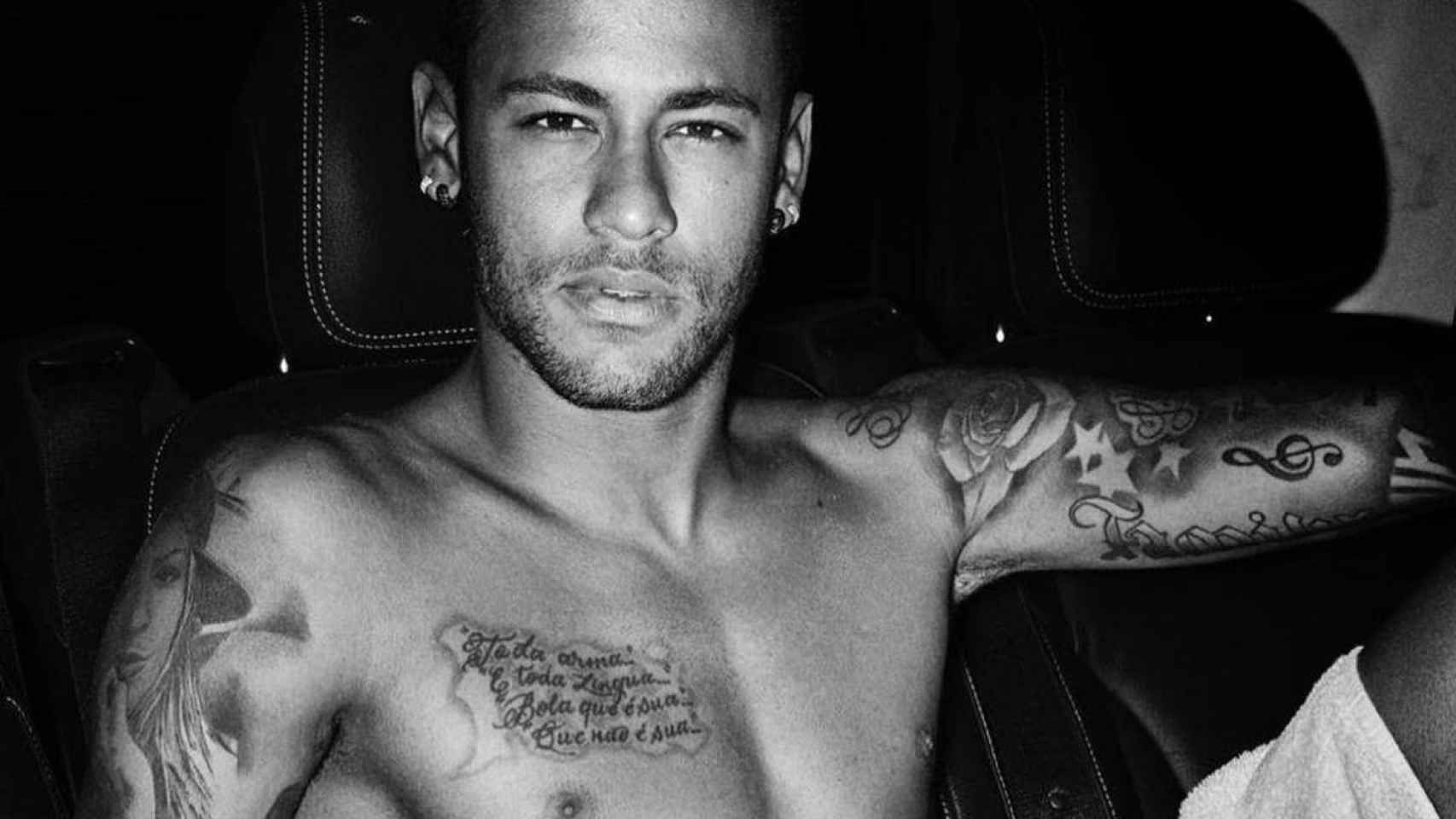 Neymar en una fotografía de su Instagram