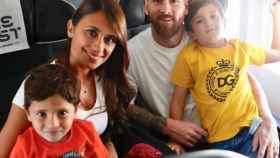 Antonela Roccuzzo acompaña a Leo Messi con sus hijos a la gala The Best