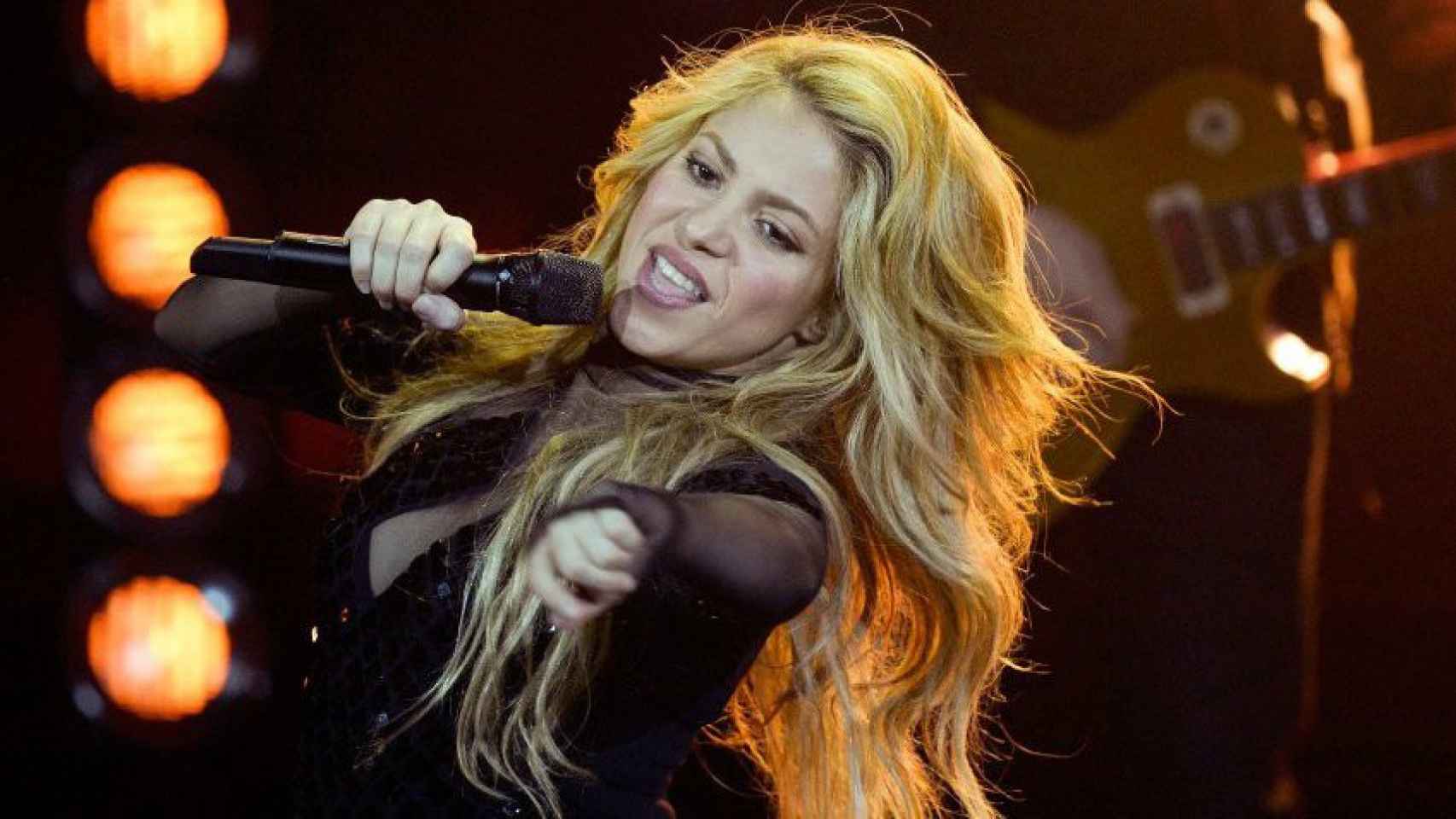 Shakira en plena actuación / EFE