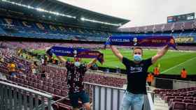 El Camp Nou prácticamente vacío para recibir la Real Sociedad / FC Barcelona