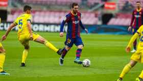 Leo Messi en una acción contra el Cádiz / FC Barcelona