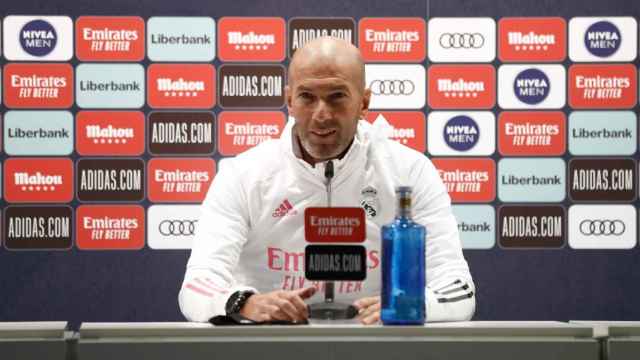 ZIdane durante una rueda de prensa /REDES