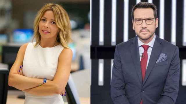 Los periodistas de la delegación catalana de TVE Marta Sugrañes y Quim Barnola / CG
