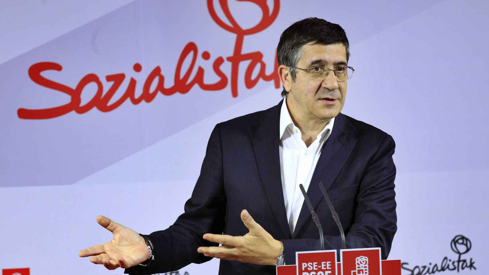 El dirigente del PSOE Patxi López