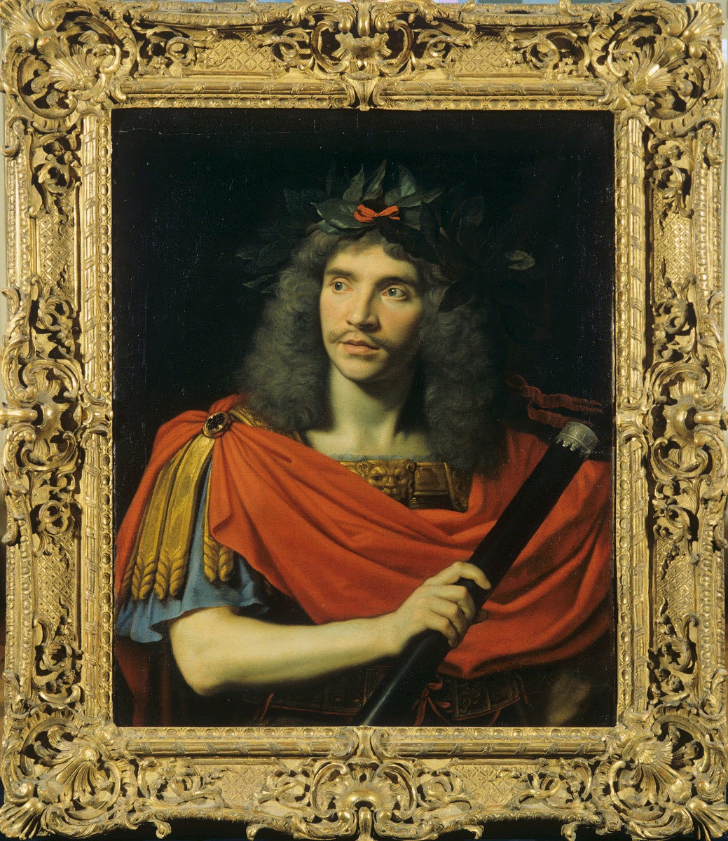 Molière caracterizado como César para la obra 'La muerte de Pompeyo' / NICOLAS MIGNARD
