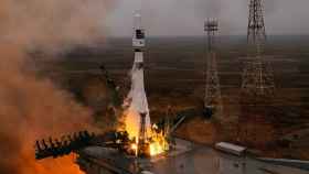 Lanzamiento del primer nanosatélite de la Generalitat, el 'Enxaneta', a bordo de un cohete Soyuz 2, en el cosmódromo de Baikonur (Kazajistán), el 22 de marzo de 2021 / GK LAUNCH SERVICES