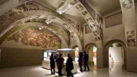 Los bienes de Sijena que se exponen en el Museu Nacional d'Art de Cataluña (MNAC) / CG