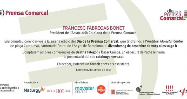El Día anual de la Prensa Comarcal en Cataluña / CG