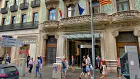 Imagen de la entrada del Hotel Catalonia Ramblas en la calle Pelayo de Barcelona / CG