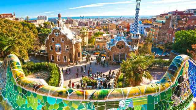 Una foto del Park Güell de Barcelona