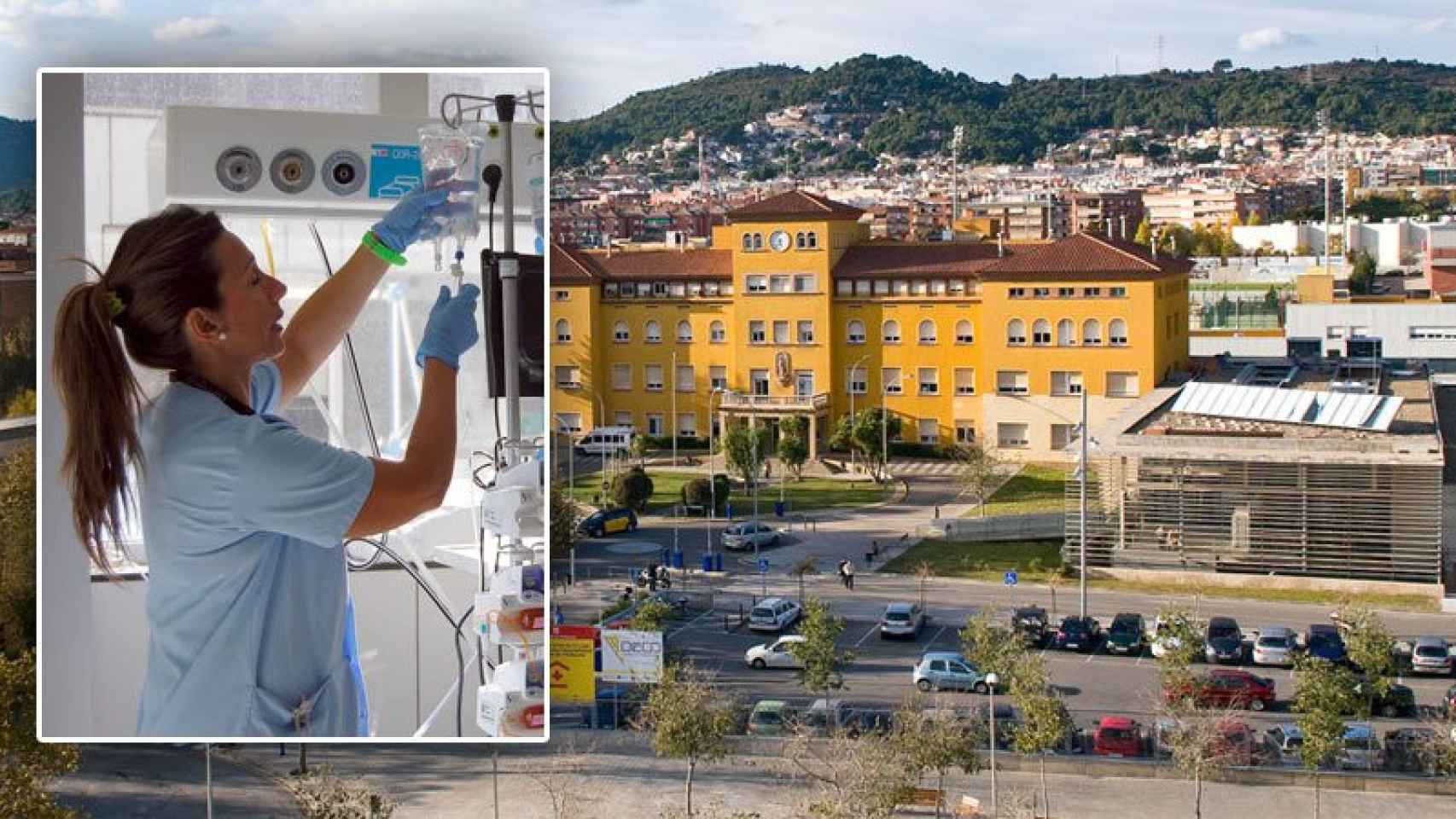 El hospital de Viladecans (Barcelona) sufrió un falta de personal de noche.