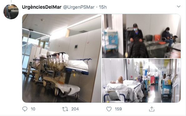 Sanitarios del Hospital del Mar advierten del aumento de pacientes / URGÈNCIES DEL MAR