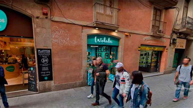 Una de las antiguas tiendas de Wolala, en la calle Comtal de Barcelona / GOOGLE