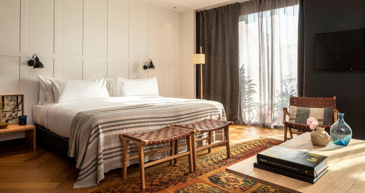 Una suite del nuevo hotel Casa Sagnier en Barcelona / CEDIDA