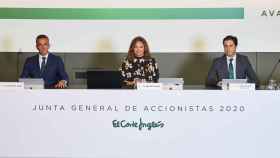 Víctor del Pozo, consejero delegado; Marta Álvarez, presidenta; José Ramón de Hoces, consejero secretario ,de El Corte Inglés / ECI