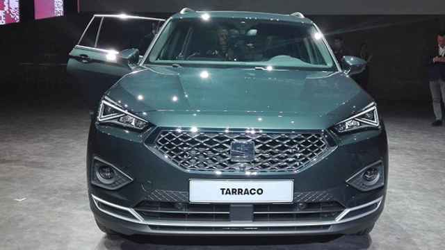 Un ejemplar del modelo Seat Tarraco en su presentación en Tarragona / CG