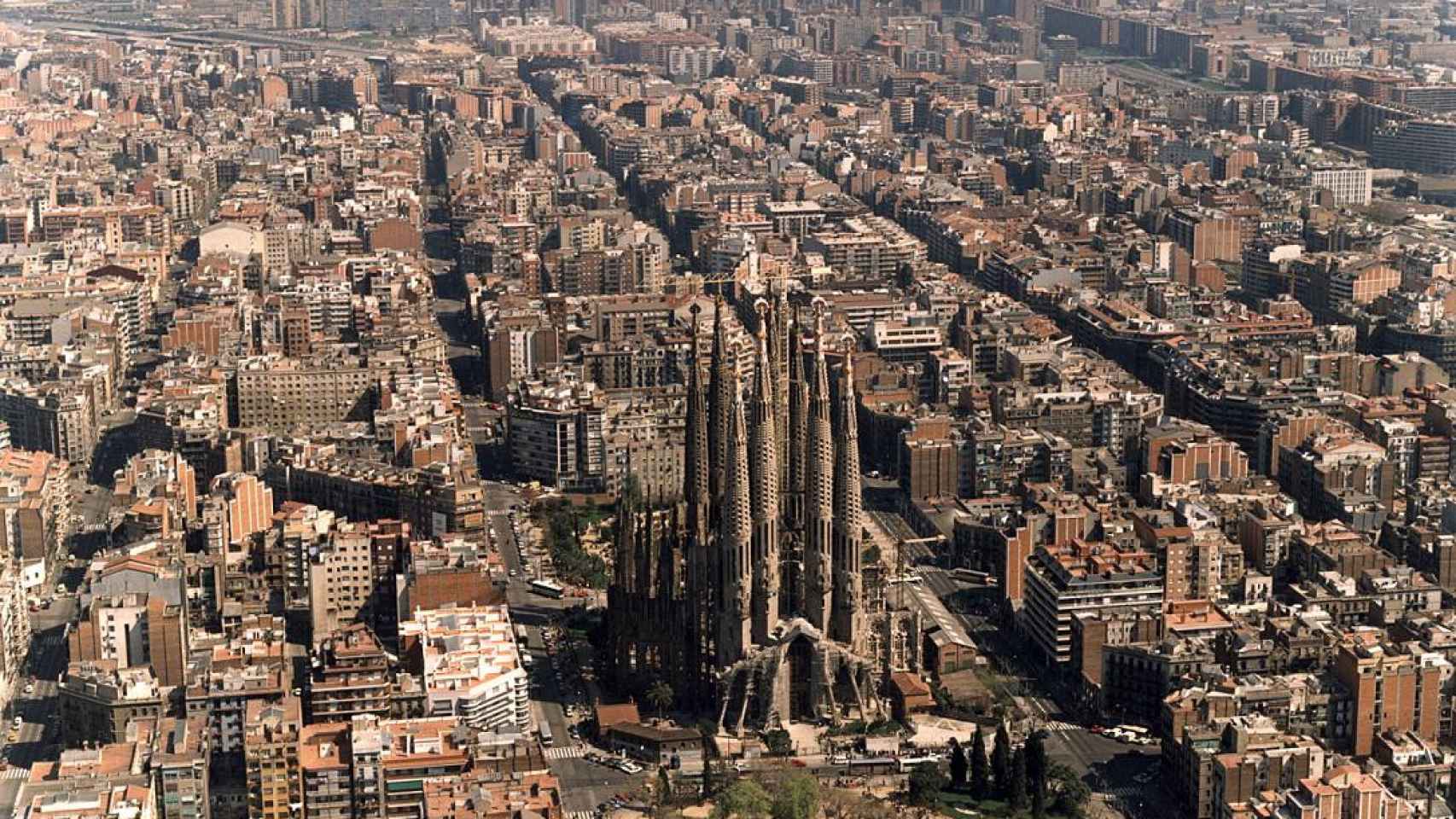 Imagen aérea de la ciudad de Barcelona / EFE