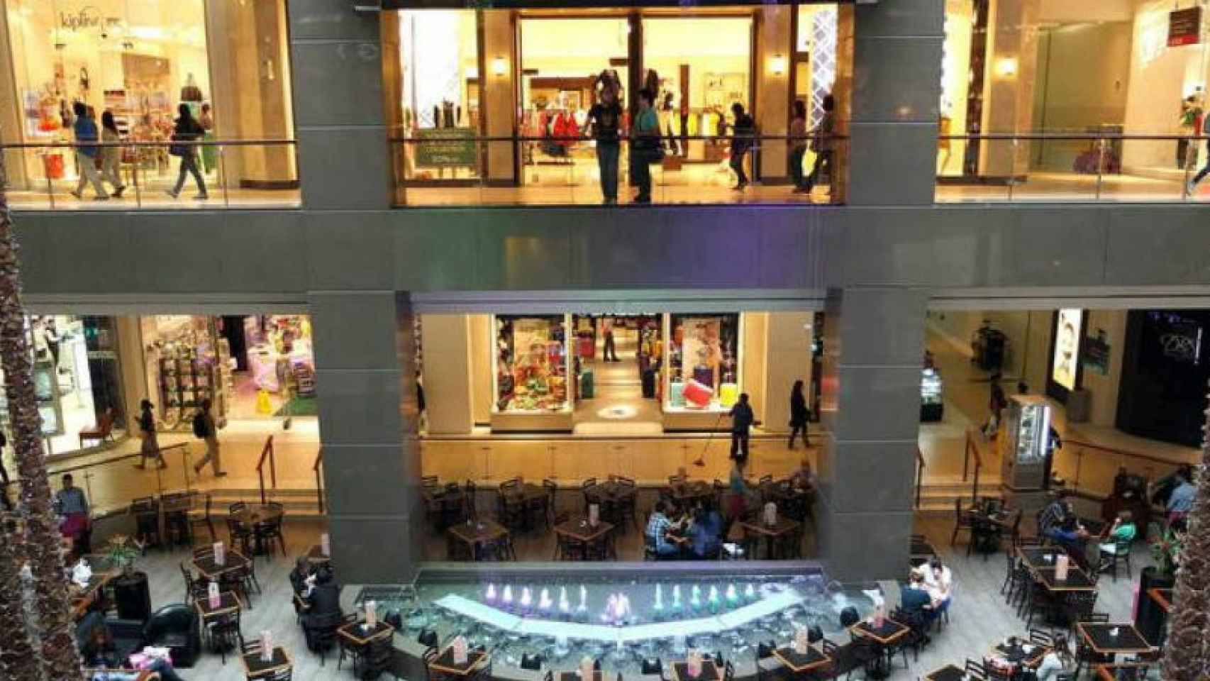 Imagen de un centro comercial en España.