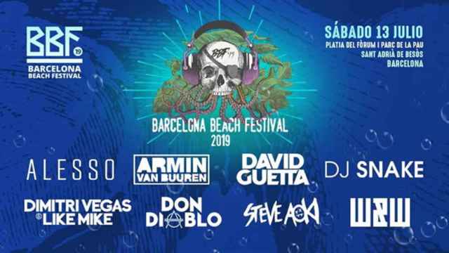 Cabezas de cartel del Barcelona Beach Festival / LIVE NATION