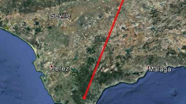 El recorrido que la bola de fuego hizo a su paso por Málaga / DIARIO SUR