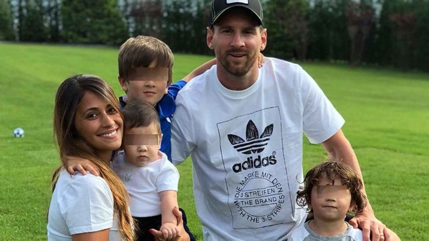 La familia Messi-Roccuzzo al completo / INSTAGRAM