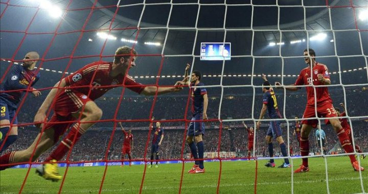 Duelo del Bayern - Barça de Champions de la temporada 2012/13 / EFE