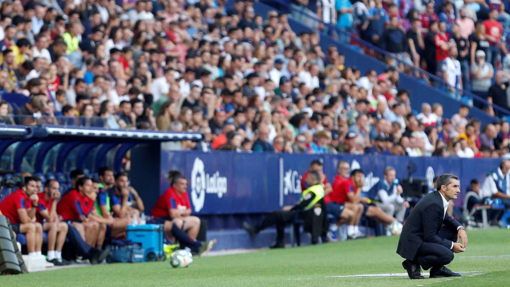 Valverde, en una imagen del partido contra el Levante | EFE