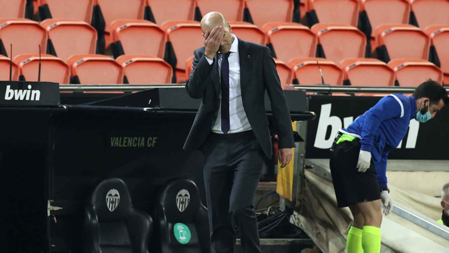 Imagen de archivo de Zidane en Mestalla / Redes