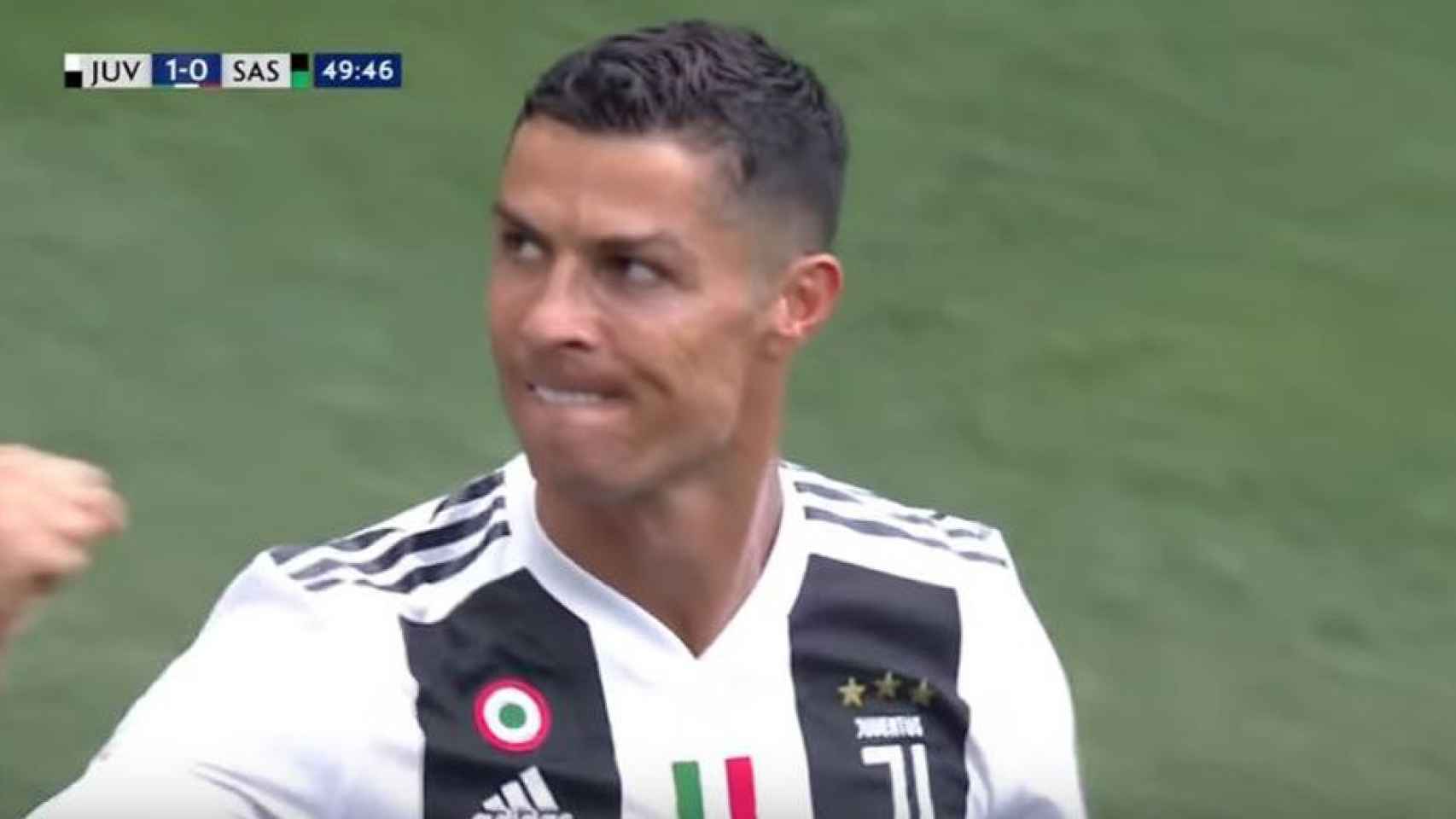 Cristiano Ronaldo marca su primer gol con la Juventus / EFE