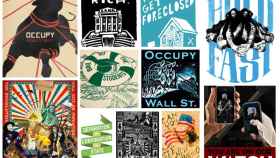 Posters del movimiento 'Ocuppy Wall Street'