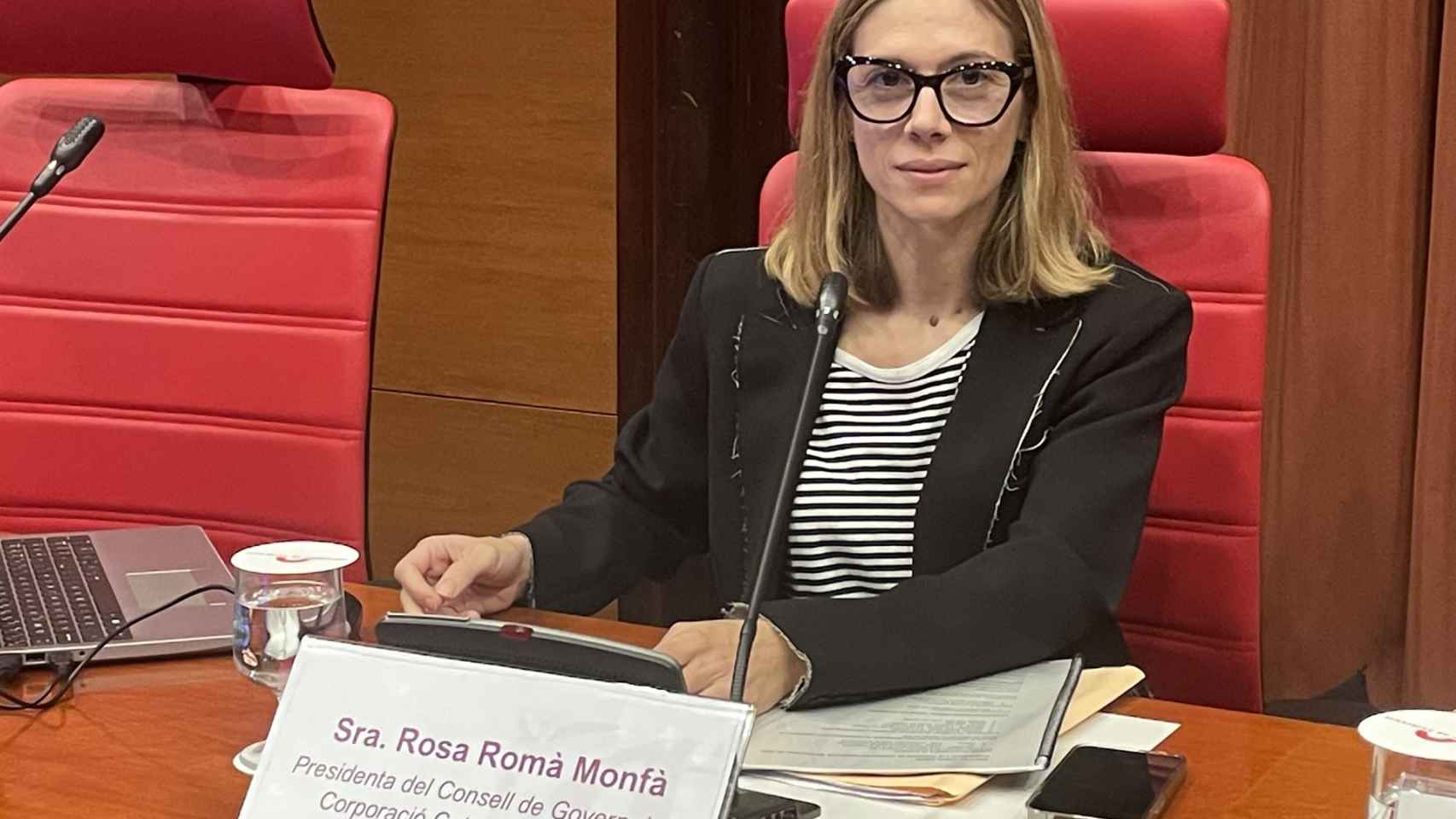La presidenta de la CCMA, Rosa Romà / EUROPA PRESS