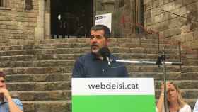 Jordi Sànchez en un acto de apoyo a Puigdemont, imagen de archivo