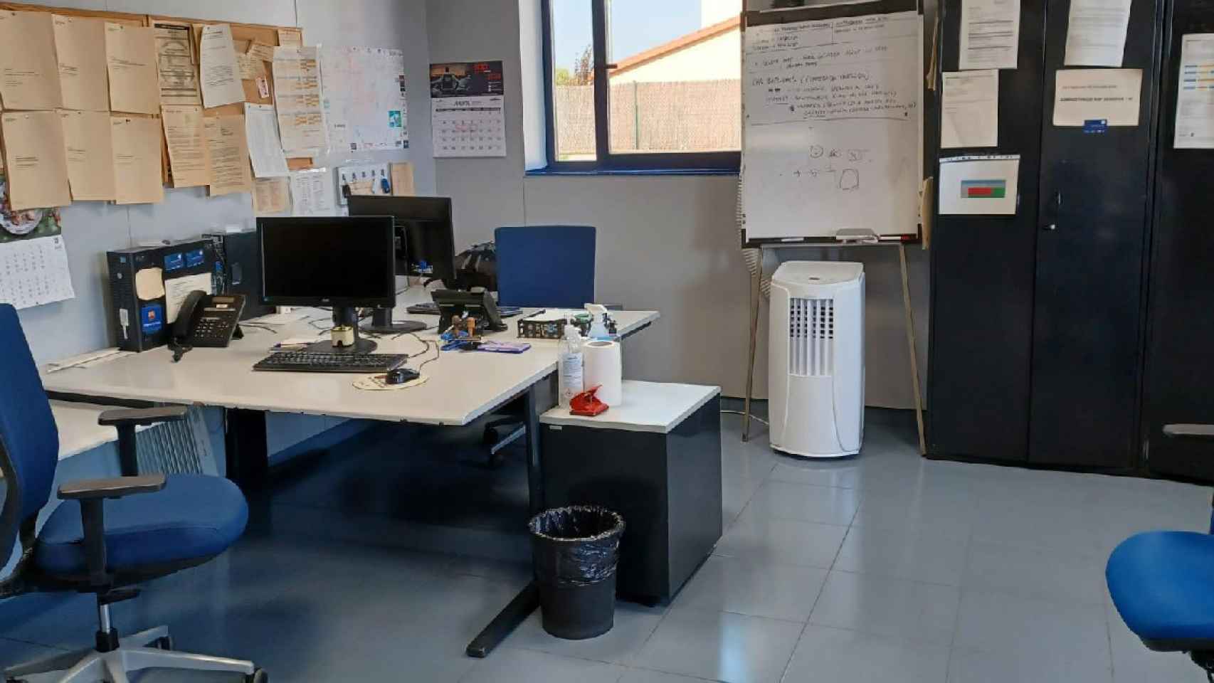 Comisaría de Cervera, en la que los Mossos trabajan con temperaturas por encima de los 31ºC / SAP-FEPOL