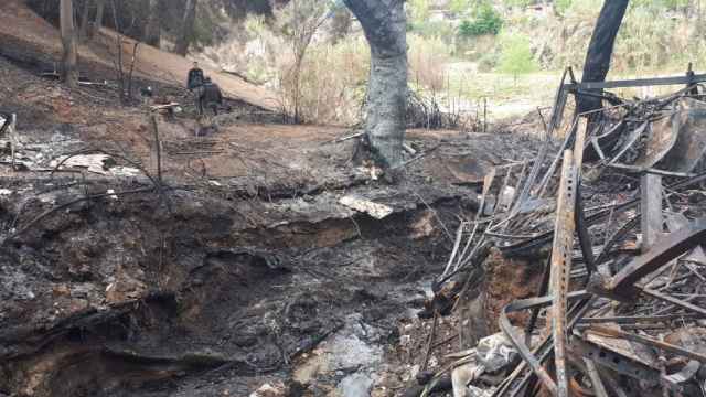 Incendio forestal de Esparraguera / MOSSOS