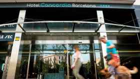 El hotel de Barcelona donde, supuestamente, Martín Ezequiel Álvarez habría matado a su hijo de dos años / EFE