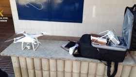 Dron interceptado por la Guardia Civil en Puigcerdà / GUARDIA CIVIL