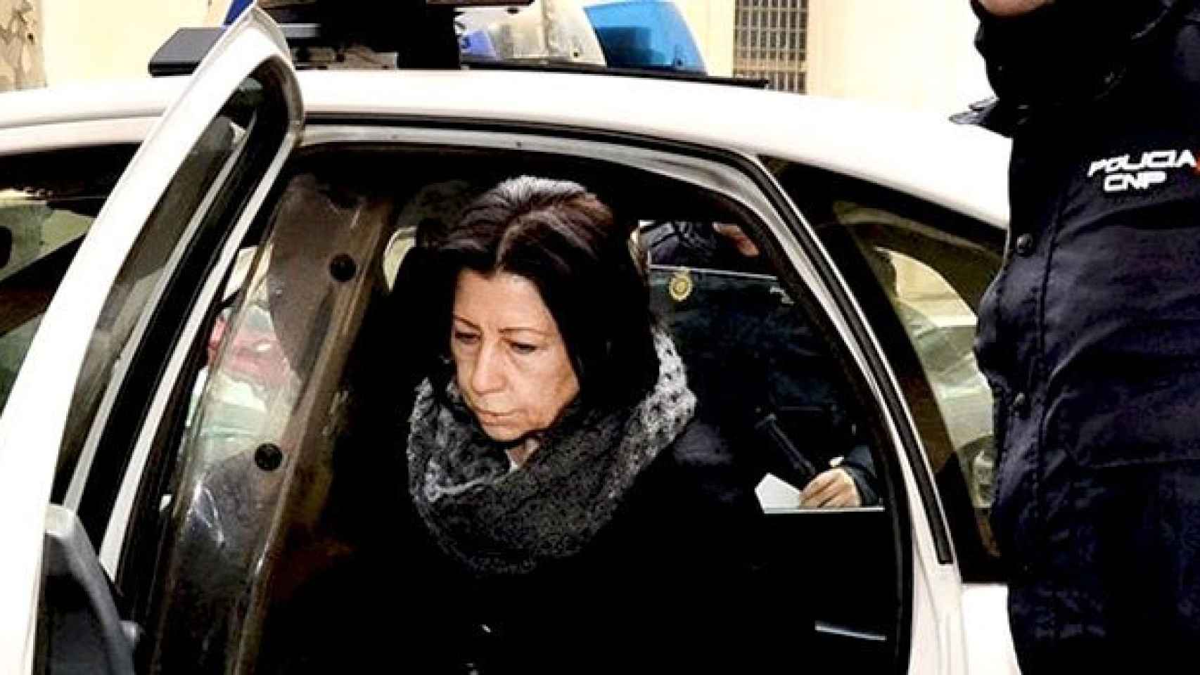 Maria Antònia Munar, es líder de Unió Mallorquina, en una imagen de archivo ante los tribunales baleares / EFE