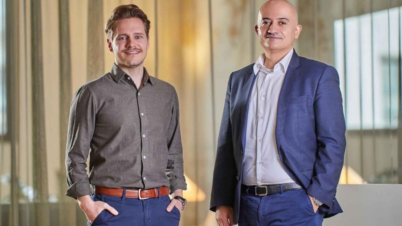 Enric Aparici (i.) y Francisco Morán (d.), fundadores de la startup Aquí tu Reforma / CEDIDA