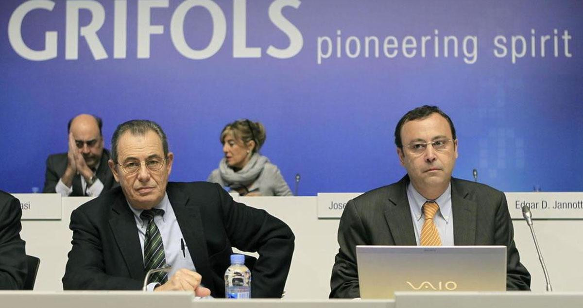 Víctor y Raimon Grífols, presidente y consejero delegado de la farmacéutica de mismo nombre / EFE