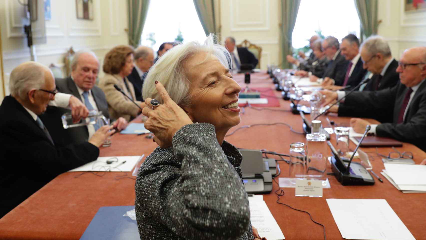 Christine Lagarde, directora gerente del FMI, dio sus datos sobre la brecha de género / EFE