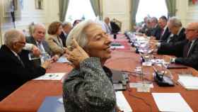 Christine Lagarde, directora gerente del FMI, dio sus datos sobre la brecha de género / EFE